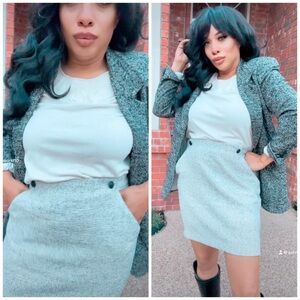 Classic Gray Women's Skirt- IM